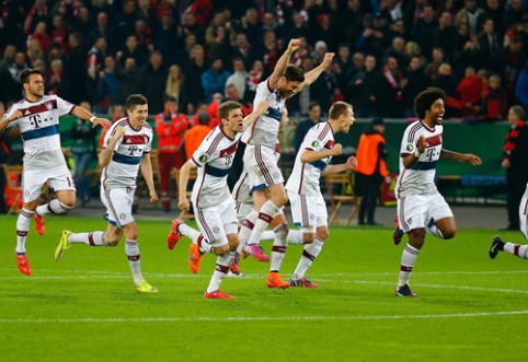 "Bayern" po 11 metrų baudinių serijos žengė į Vokietijos taurės pusfinalį