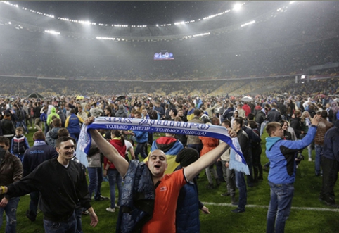 "Dnipro" futbolininkai savo pergalę skyrė Ukrainai