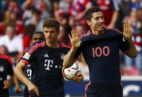 Vokietijoje - du R.Lewandowskio įvarčiai ir lengva "Bayern" pergalė (VIDEO)