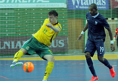 Lietuvos Futsal rinktinė neturėjo jokių šansų prieš prancūzus