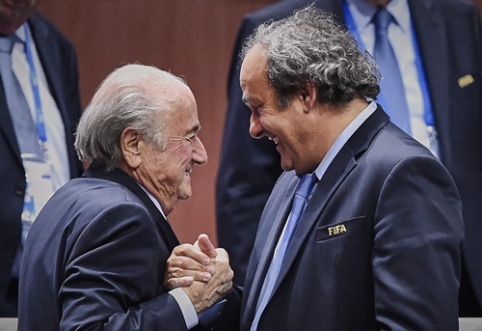 M.Platini išreiškė paramą S.Blatteriui: aš juo pasitikiu
