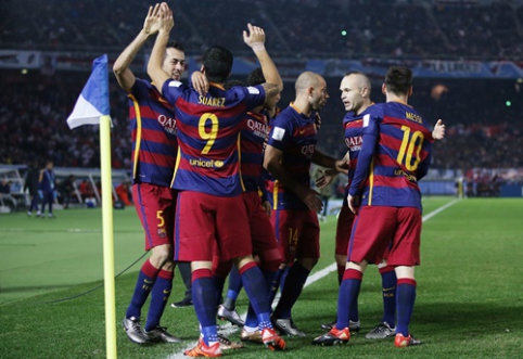 FIFA pasaulio klubų taurės finale - "Barcos" triumfas (FOTO, VIDEO)