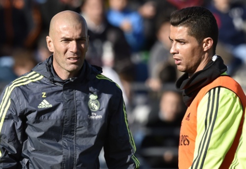 Z. Zidane'o žinutė PSG ir "Man Utd" klubams: C. Ronaldo yra neliečiamas