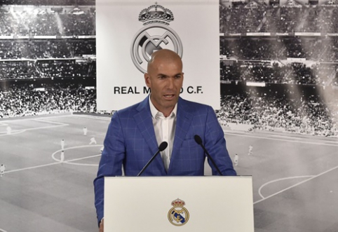 Naujasis "Real" treneris Z. Zidane'as: šiam klubui žodis "neįmanoma" neegzistuoja