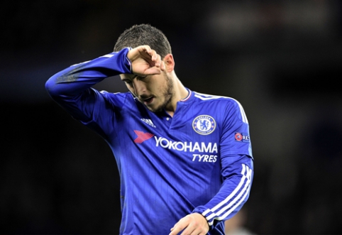 E. Hazardas tiki, jog "Chelsea" dar gali laimėti du trofėjus