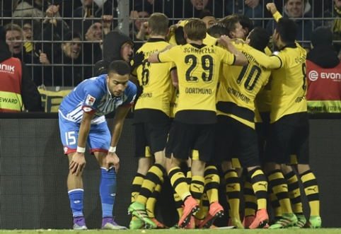 Rungtynių pabaigoje prabilę "Borussia" lyderiai išplėšė pergalę prieš "Hoffenheim" (VIDEO)
