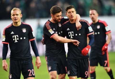 "Bayern" antrajame kėlinyje pranoko "Wolfsburg" (VIDEO)