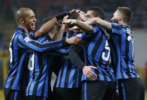 Italijoje - "Sampdoria" lygiosios bei nelengva "Inter" pergalė (VIDEO)