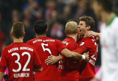 "Bayern" Vokietijoje nepaliko jokių vilčių "Werder" vienuolikei (VIDEO)