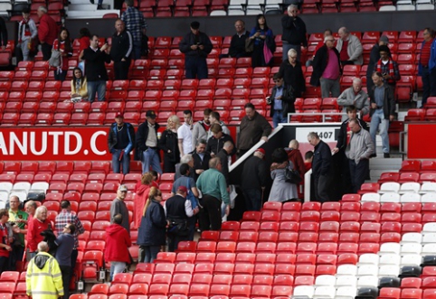 "Man Utd" ir "Bournemouth" rungtynės atšauktos dėl įtartino radinio "Old Trafford" stadione