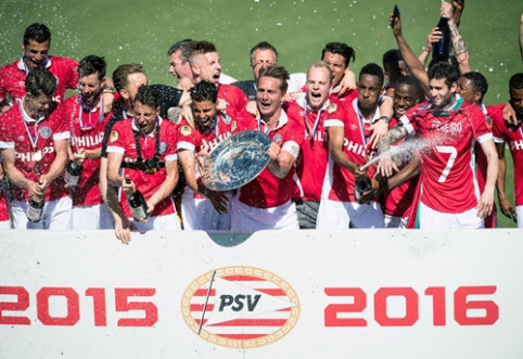 Dramatiškame "Eredivisie" sezono finiše  - PSV triumfas (VIDEO)