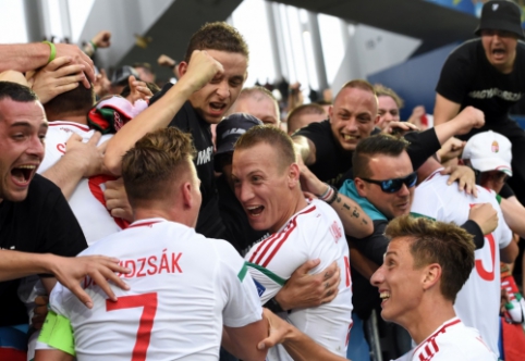 "EURO 2016" - dar viena staigmena: vengrai nugalėjo Austriją (FOTO, VIDEO)