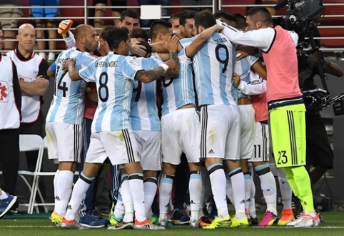 "Copa America": be L. Messi žaidusi Argentina palaužė Čilę (VIDEO)