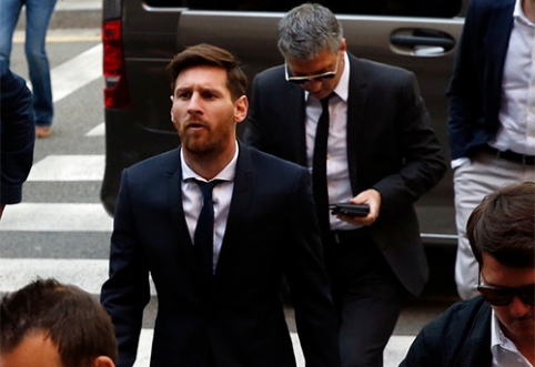 Barzdą užsiauginęs L.Messi atvyko į teismą dėl mokesčių slėpimo (FOTO)