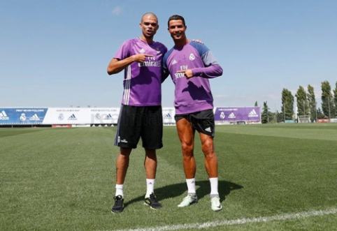 C. Ronaldo grįžo į "Real" treniruotes