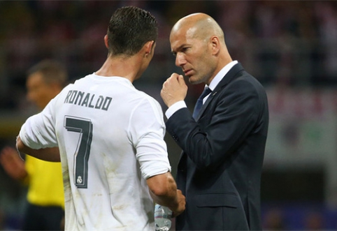 Z.Zidane'as: "Aš nekvailas, o Cristiano - protingas"