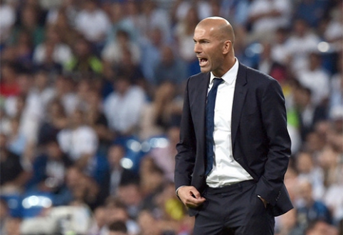 Z.Zidane'as įsiuto: ir vėl prastai žaidėme rungtynių pradžioje