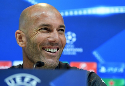 Z. Zidane'as nemano, kad "Real" yra favoritai šį sezoną laimėti Čempionų lygą