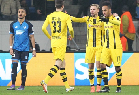 P. Aubameyangas išgelbėjo "Borussia" nuo pralaimėjimo prieš "Hoffenheim"
