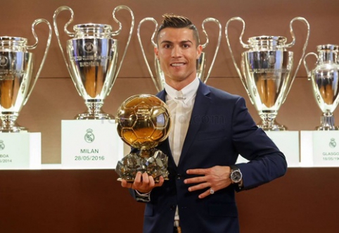"Auksinis kamuolys" - C.Ronaldo rankose (VIDEO)