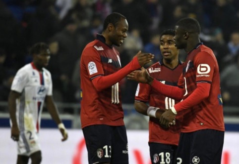 Ligue 1: "Lyon" pralaimėjo "Lille", "Bordeaux" kyla į šeštąją vietą (VIDEO)