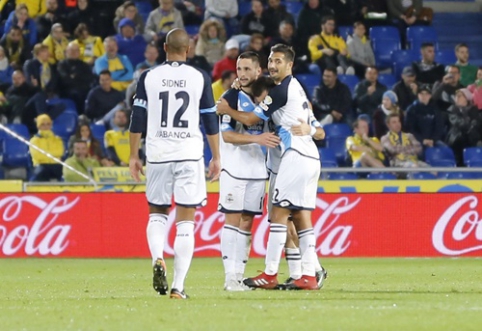 "Deportivo" išvykoje išplėšė lygiąsias prieš "Las Palmas" (VIDEO)