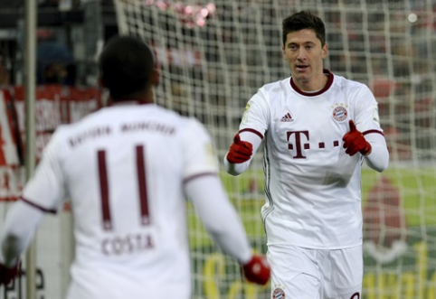 R. Lewandowskio dublis atnešė dramatišką "Bayern" pergalę (VIDEO)