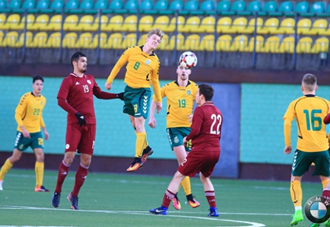 Lietuvos U-21 rinktinė sutriuškino Latvijos komandą (VIDEO)