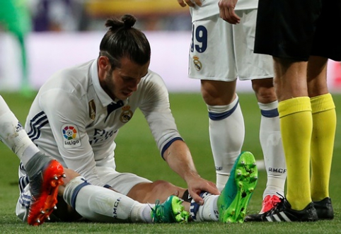 Traumą patyręs G. Bale'as praleis Čempionų lygos pusfinalį