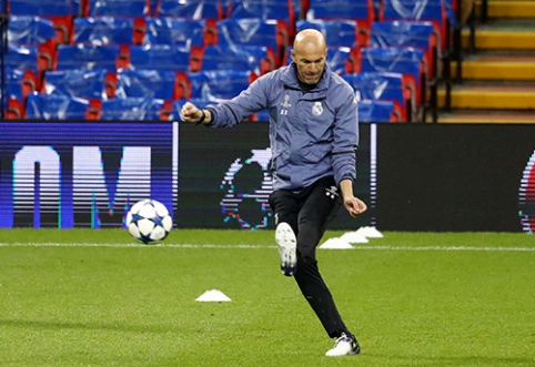 Z.Zidane'as: abiejų komandų šansai yra lygūs