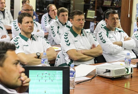 UEFA Lietuvoje vykstančius trenerių kursus įvertino puikiai