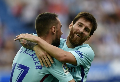 L. Messi dublis nulėmė "Barcelona" pergalę Ispanijoje (VIDEO)
