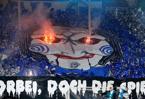 Pamatykite: kaip "Magdeburg" gerbėjai bandė įbauginti "Borussia" (FOTO, VIDEO)