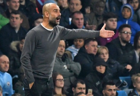 Po vos išplėštos pergalės P. Guardiola skundėsi kamuoliu