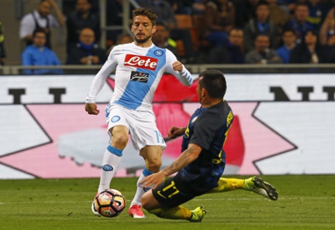 "Serie A" lyderių mūšis: "Napoli" - "Inter" (apžvalga)