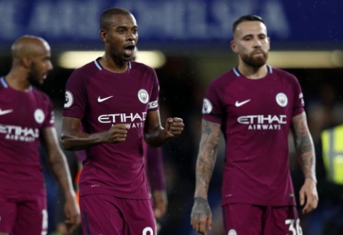 Fernandinho: "Man City" galėtų įsigyti ir Messi, ir Ronaldo, tačiau mūsų projektas ne toks