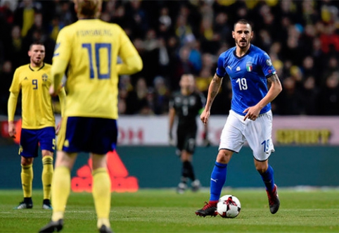 L.Bonucci sužinojo diagnozę, tačiau planuoja užsisakyti kaukę