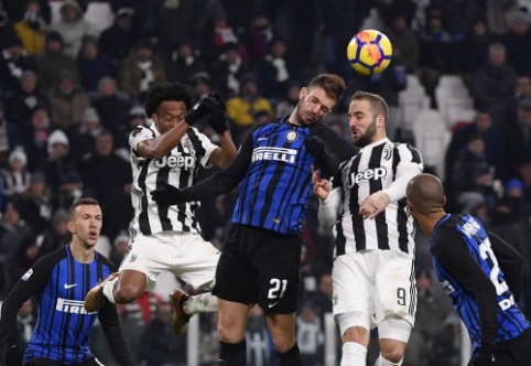 Italijoje "Sampdoria" prarado taškus, o "Juventus" ir "Inter" dvikova baigėsi lygiosiomis (VIDEO)
