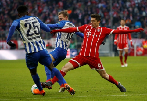 "Bayern" po ilgos pertraukos prarado taškus Vokietijos pirmenybėse (VIDEO)
