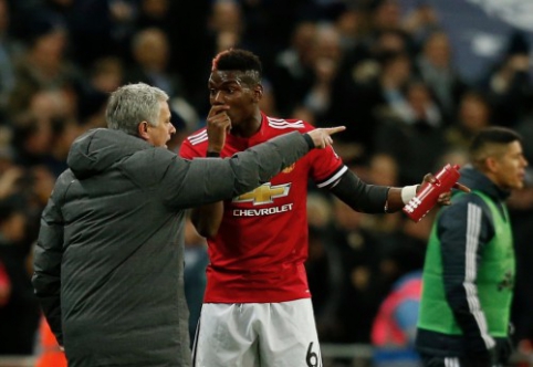 J. Mourinho apie konfliktą su P. Pogba: nešnekėkite mėšlo