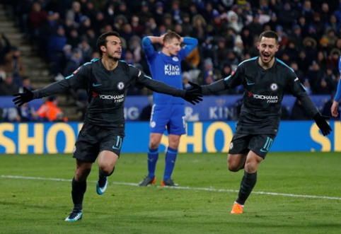 "Chelsea" pratęsimo metu palaužė "Leicester" ir žengė į FA taurės pusfinalį (VIDEO, +BURTAI)