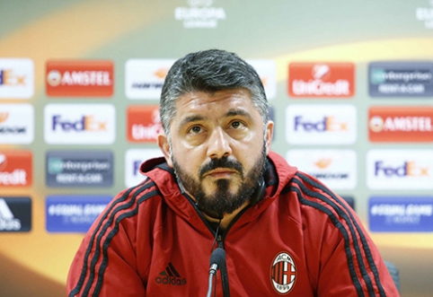 G.Gattuso: "Nenoriu kalbėti apie arbitrą"