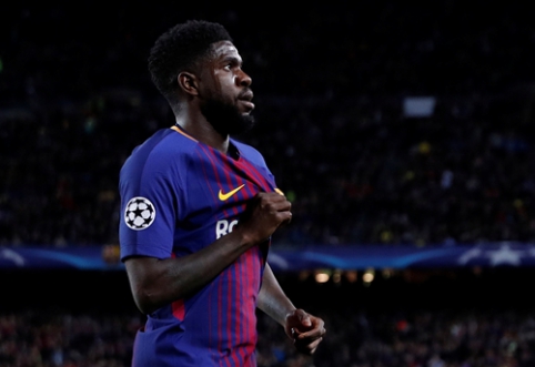 S. Umtiti: parodžiau savo meilę "Barcelona" klubui