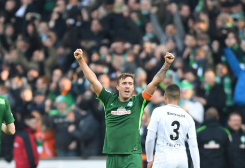 "Werder" palaužė "Eintracht", "Mainz" ir "Gladbach" išsiskyrė be įvarčių (VIDEO)