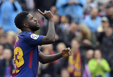 S.Umtiti norai pašiurpino "Barcelona" vadovus