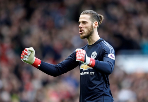 "Auksinė pirštinė" - "Man Utd" vartų sargui D.De Gea