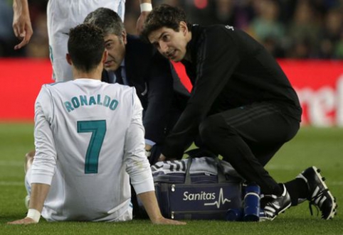 C. Ronaldo patyrė traumą, Z. Zidane‘as dėl ČL finalo nesijaudina 