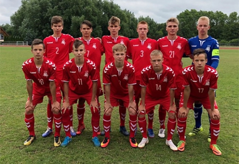 Baltijos taurės turnyrą U-17 rinktinė baigė eiliniu pralaimėjimu