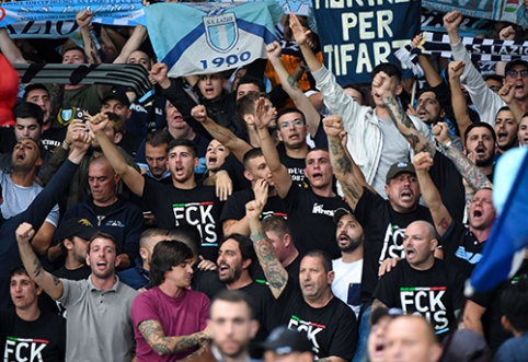 "Lazio" fanai sukėlė skandalą: uždraudė prie jų artintis moterims