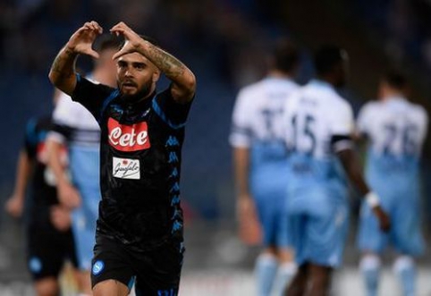 Įvarčio deficitą panaikinusi "Napoli" sezoną pradėjo sudėtinga pergale prieš "Lazio" (VIDEO)